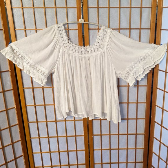White Bohemian Blouse - Picture 5 of 7